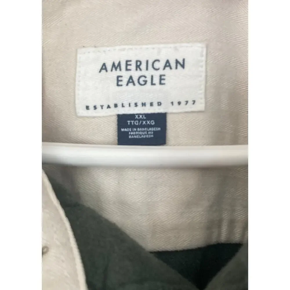 American Eagle -Minimal Cabincore Heavy Duty Soft Thick Brushed Flannel-XXL